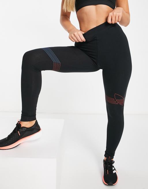 Adidas trefoil legging online zwart