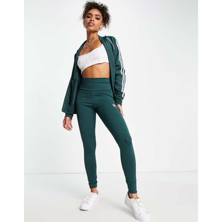 adidas Originals Leggings in College Grun ASOS