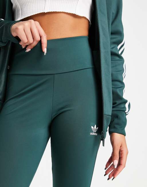 adidas Originals adilenium Flared Leggings collegiate green Leggings online  at SNIPES