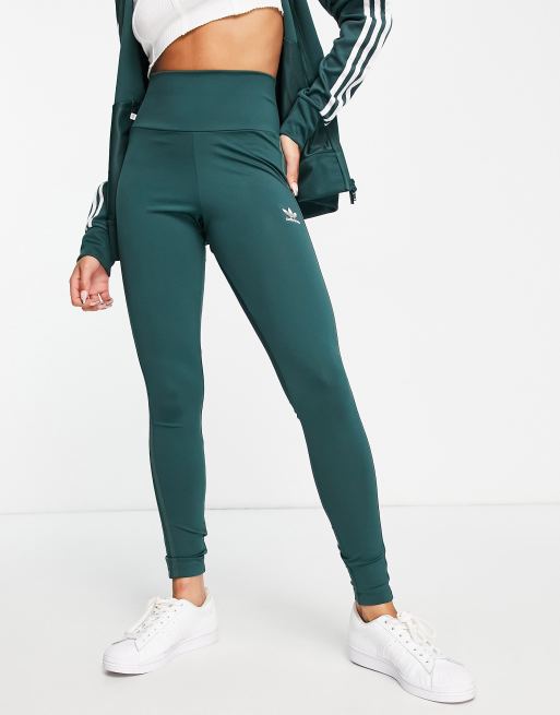 adidas Originals leggings in collegiate green ASOS