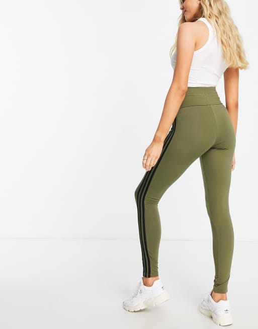 Womens adidas 2025 khaki leggings