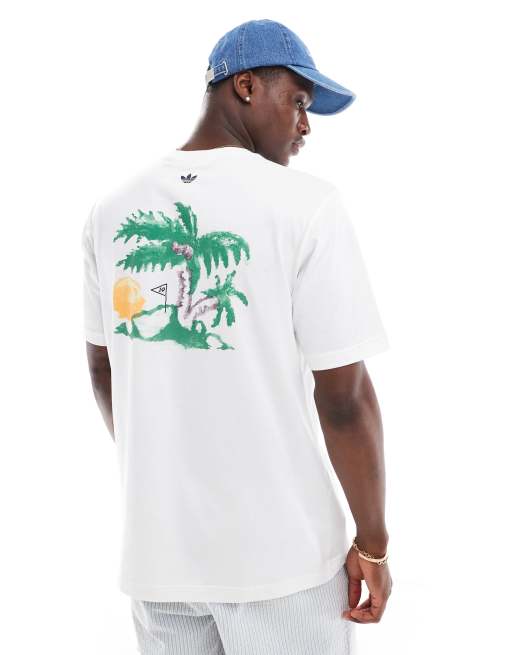 Adidas originals white tee online