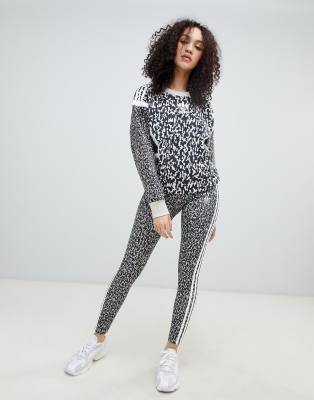 adidas leggings leopard