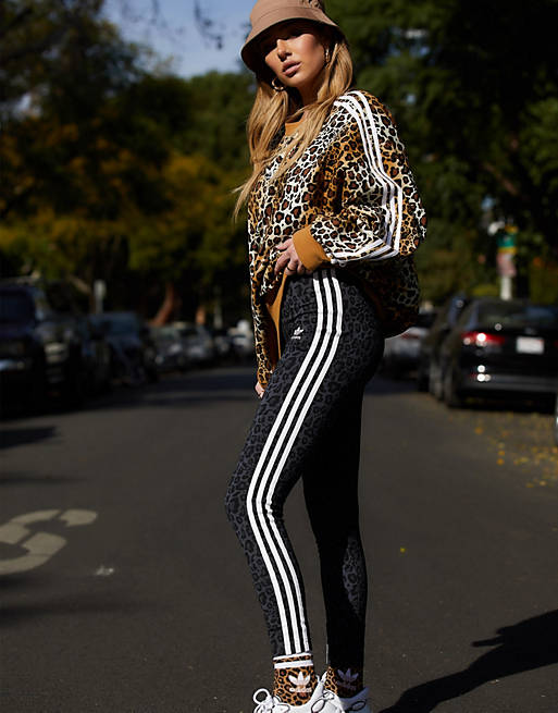 adidas Originals 'Leopard Luxe' cropped t-shirt | ASOS