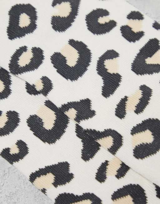 adidas Originals – Leopard Luxe – Leopardmönstrade strumpor, 2-pack, 2 av 4