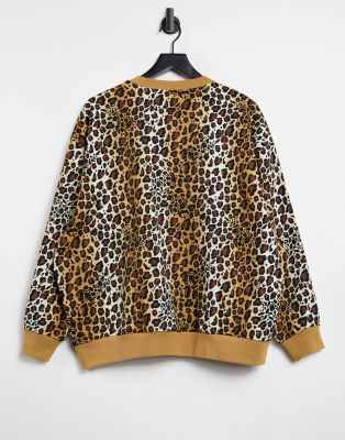 adidas originals leopard lux sweatshirt