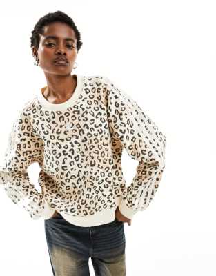 Leopard print shop adidas jumper