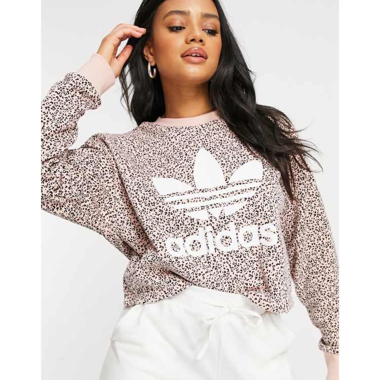 Adidas animal print sweatshirt new arrivals