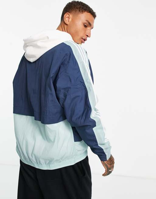 Arrangement Stad bloem Toevallig adidas Originals lightweight jacket in blue | ASOS