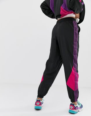 adidas originals 90's colour block woven track pants