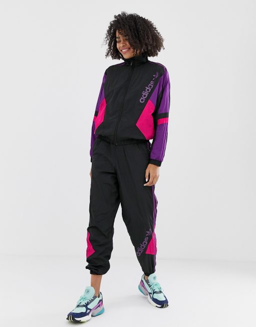 Adidas originals shop linear tracksuit