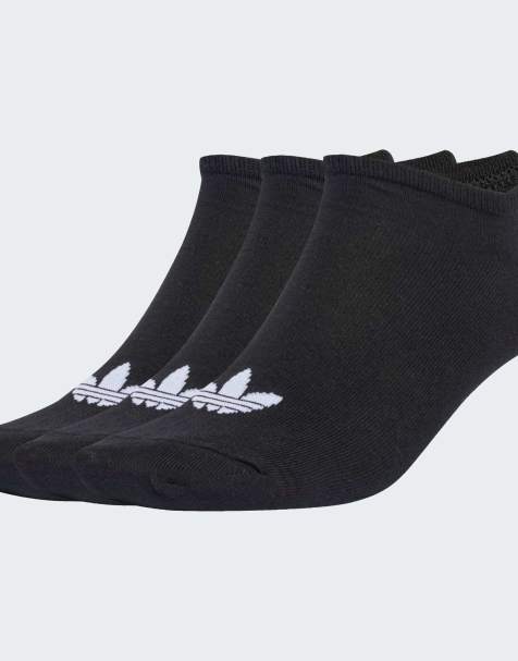 adidas Originals Liner socks 3 pairs in black / black / black - view 1