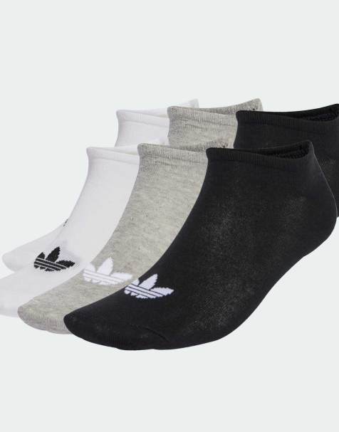 adidas Originals Liner socks 6 pairs in white and grey - view 1