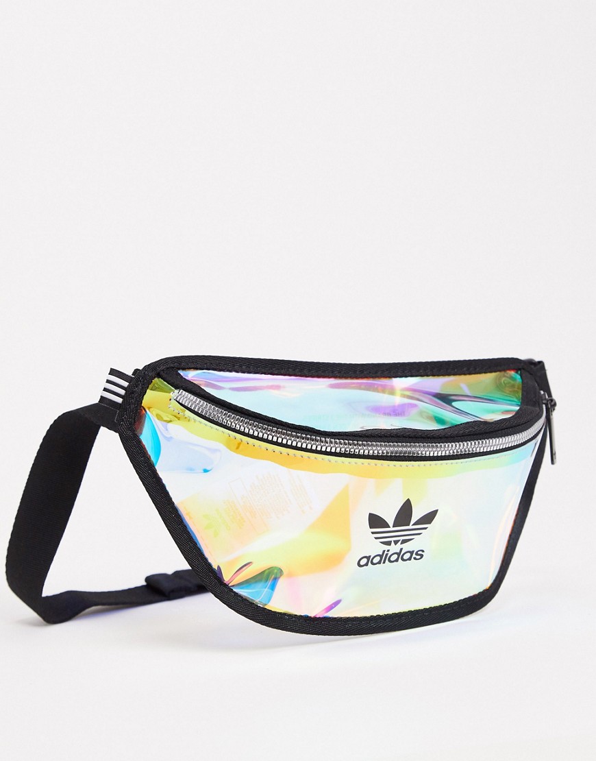 Adidas Originals - Liten magväska i transparent material-Flerfärgad
