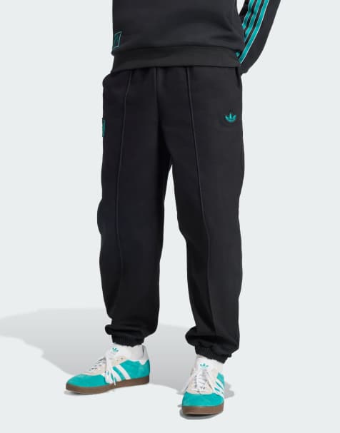 adidas Originals – Liverpool FC Terrace Icons Drill – Czarne spodnie - view 1