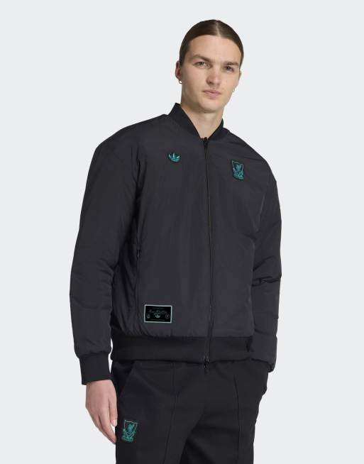 adidas Originals - Liverpool FC Terrace Icons - Giacca nera/verde