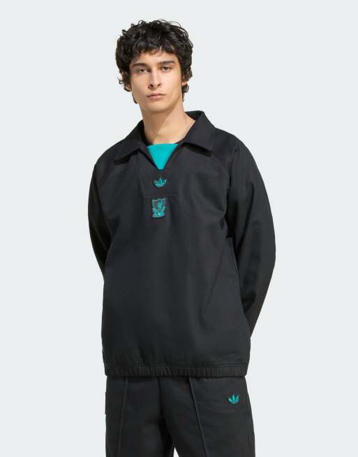 adidas Originals – Liverpool FC – Terrace Icons – Svart träningstopp