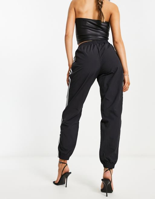 adidas Originals Lock Up 3-Stripes trackies in black