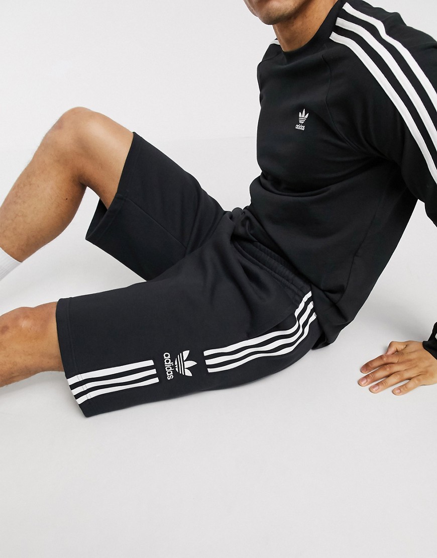 Adidas Originals lock up shorts in black