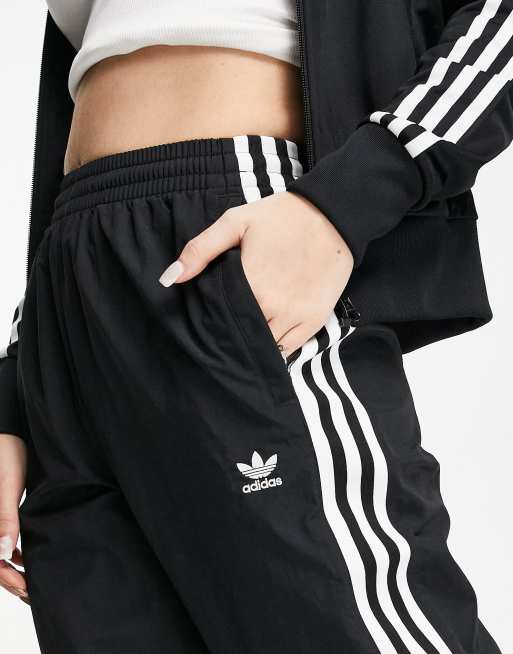 Adidas originals three hot sale stripe track pants