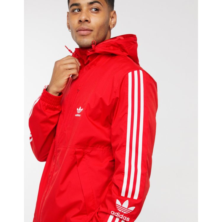 Adidas zip sale up jacket red