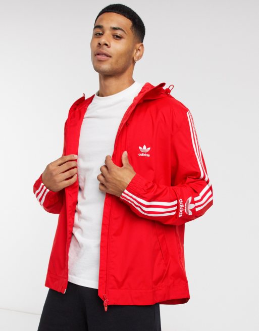 Lush red 2024 adidas jacket