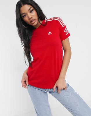 adidas Originals Locked Up t-shirt in red | ASOS