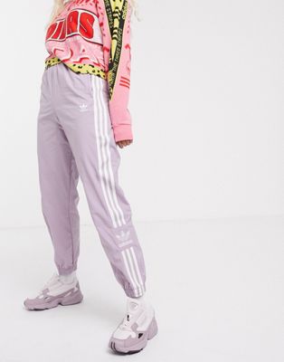 adidas Originals Locked Up track pants in lilac | ASOS