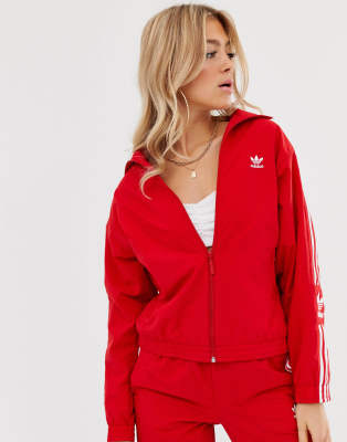 veste adidas rouge homme