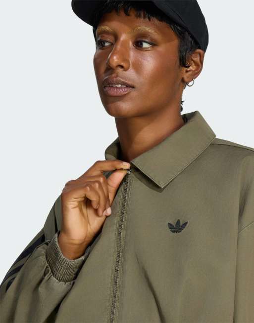 adidas Originals lockerer Jumpsuit in Olive Strata, 3 von 4