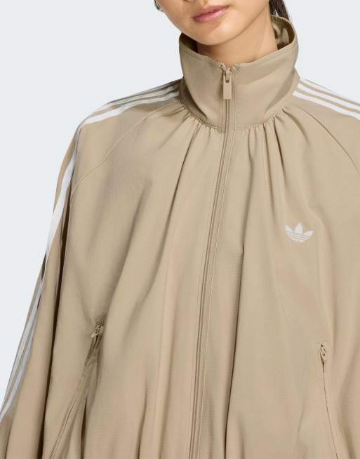 adidas Originals lockeres Oversize-Trainingsoberteil in Khaki, 3 von 4
