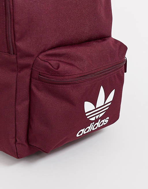 conservador Curso de colisión Abreviar adidas Originals logo backpack in red | ASOS