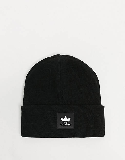 Adidas Originals logo beanie hat in black