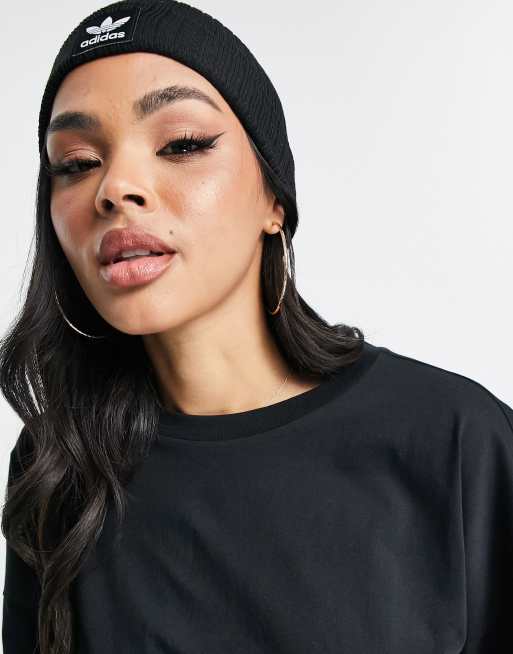 adidas Originals logo beanie in black | ASOS