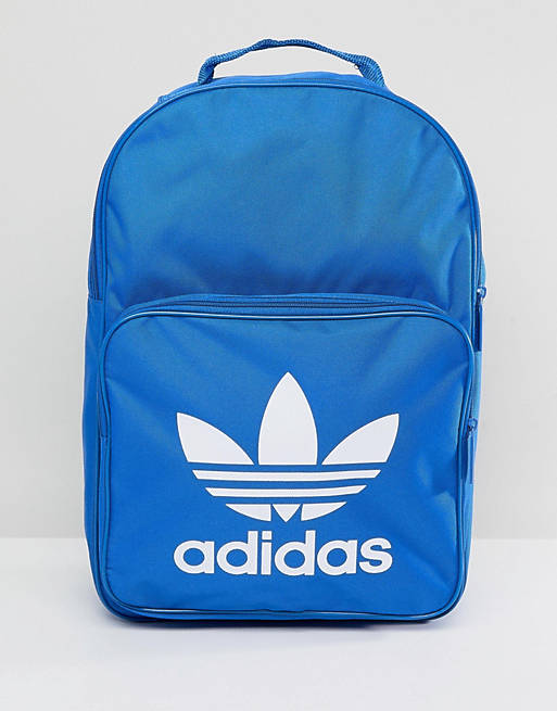 adidas Originals Logo Blue Backpack | ASOS