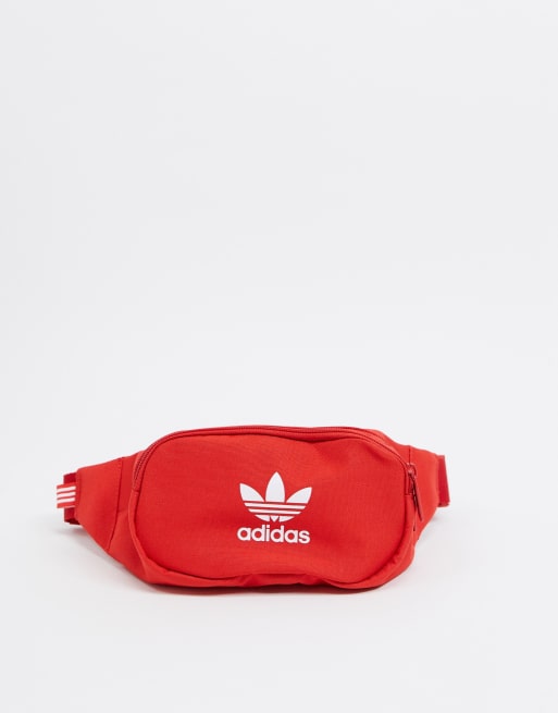 adidas Originals logo bum bag in red ASOS