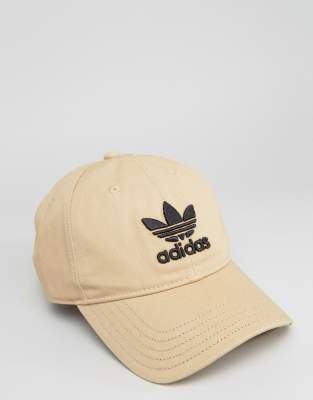 adidas Originals Logo Cap In Beige | ASOS