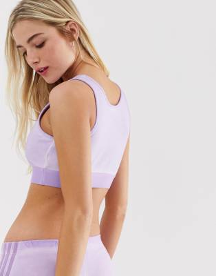 adidas lilac crop top