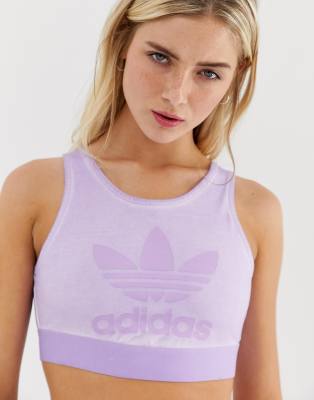 adidas lilac crop top