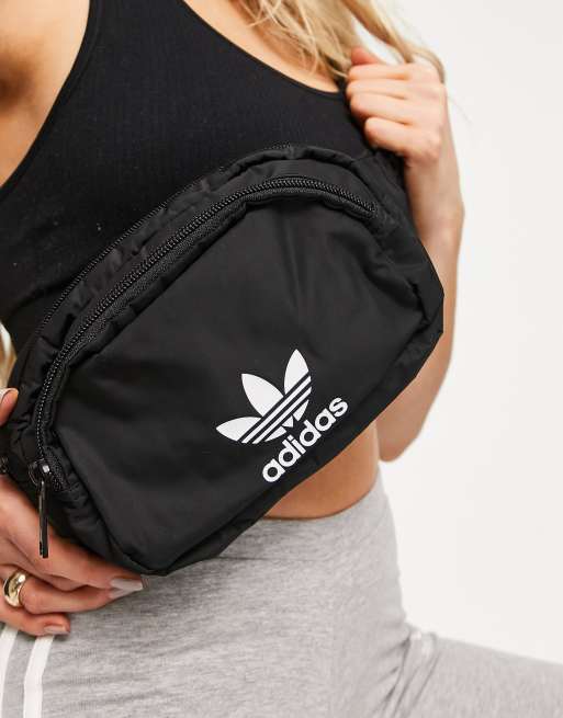 ADIDAS ORIGINALS Fanny Pack 'Monogram Waist' in Black