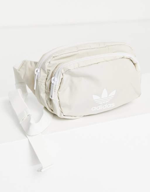 adidas Originals logo fanny pack in off white