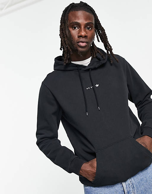 adidas Originals logo hoodie in black | ASOS