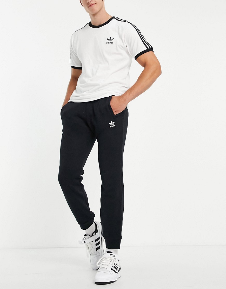 Adidas Originals logo joggers in black