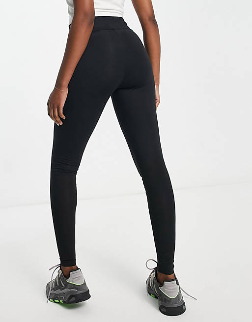 Women adidas Originals logo leggings in black 