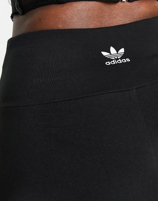 adidas ESSENTIALS HIGH-WAISTED LOGO LEGGINGS - Black