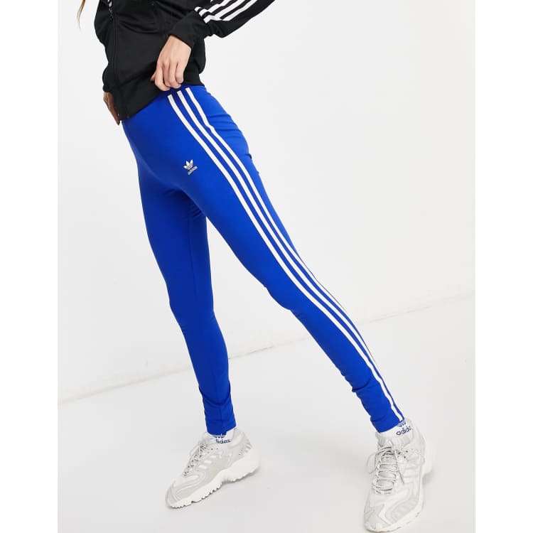 adidas Originals logo leggings in blue