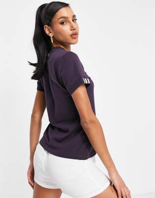 dark purple adidas shirt