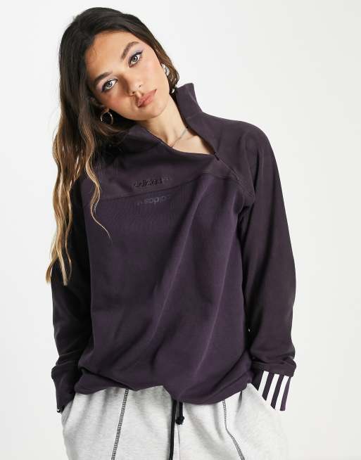 Adidas drawstring sweatshirt sale