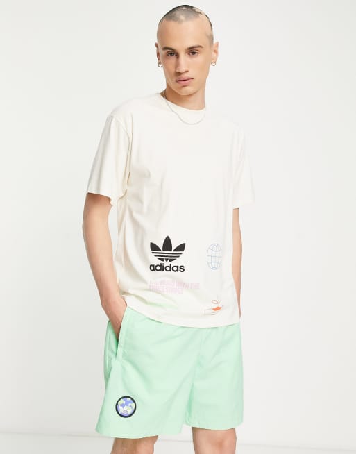 Adidas green hotsell shorts and shirt