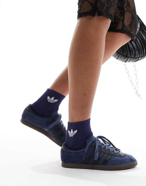 adidas Originals – London – Granatowo-czarne buty sportowe